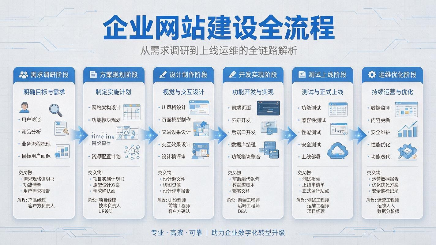 企业官网建设标准化流程