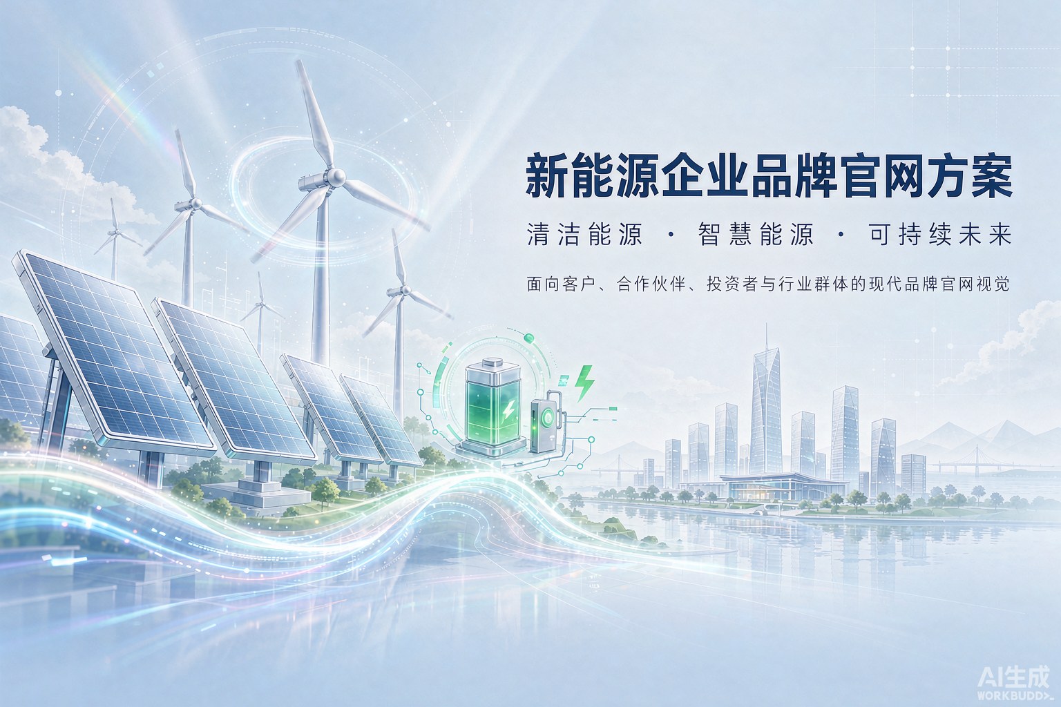 新能源企业品牌官网方案 - 谷多