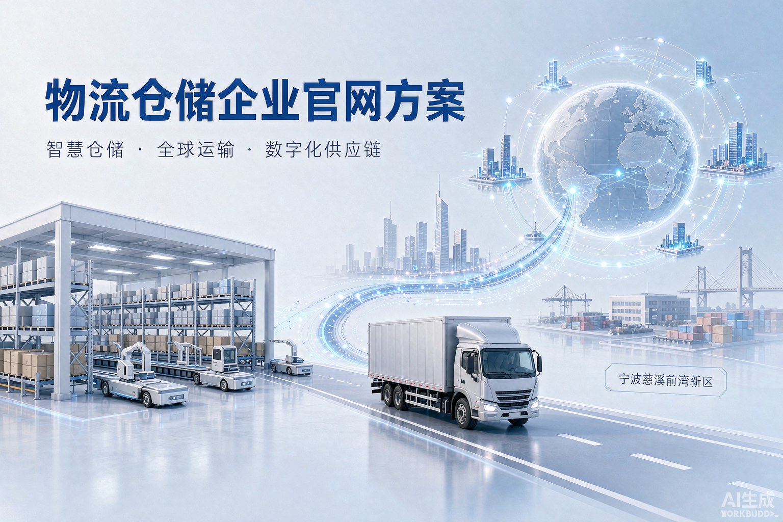 物流仓储企业官网方案 - 谷多