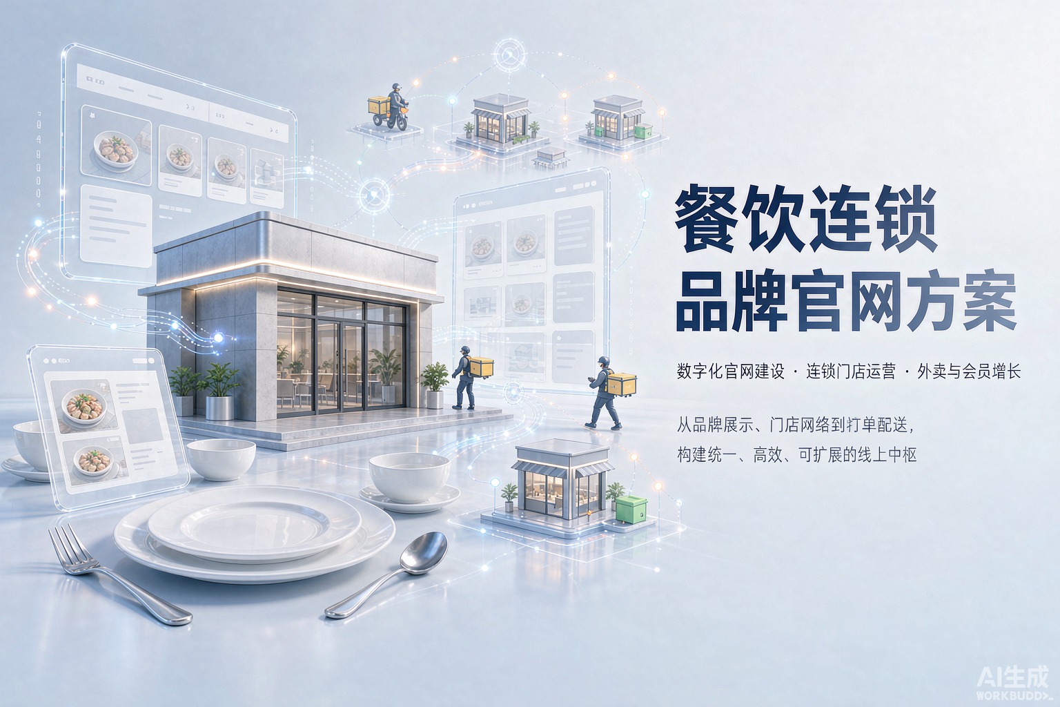 餐饮连锁品牌官网方案 - 谷多