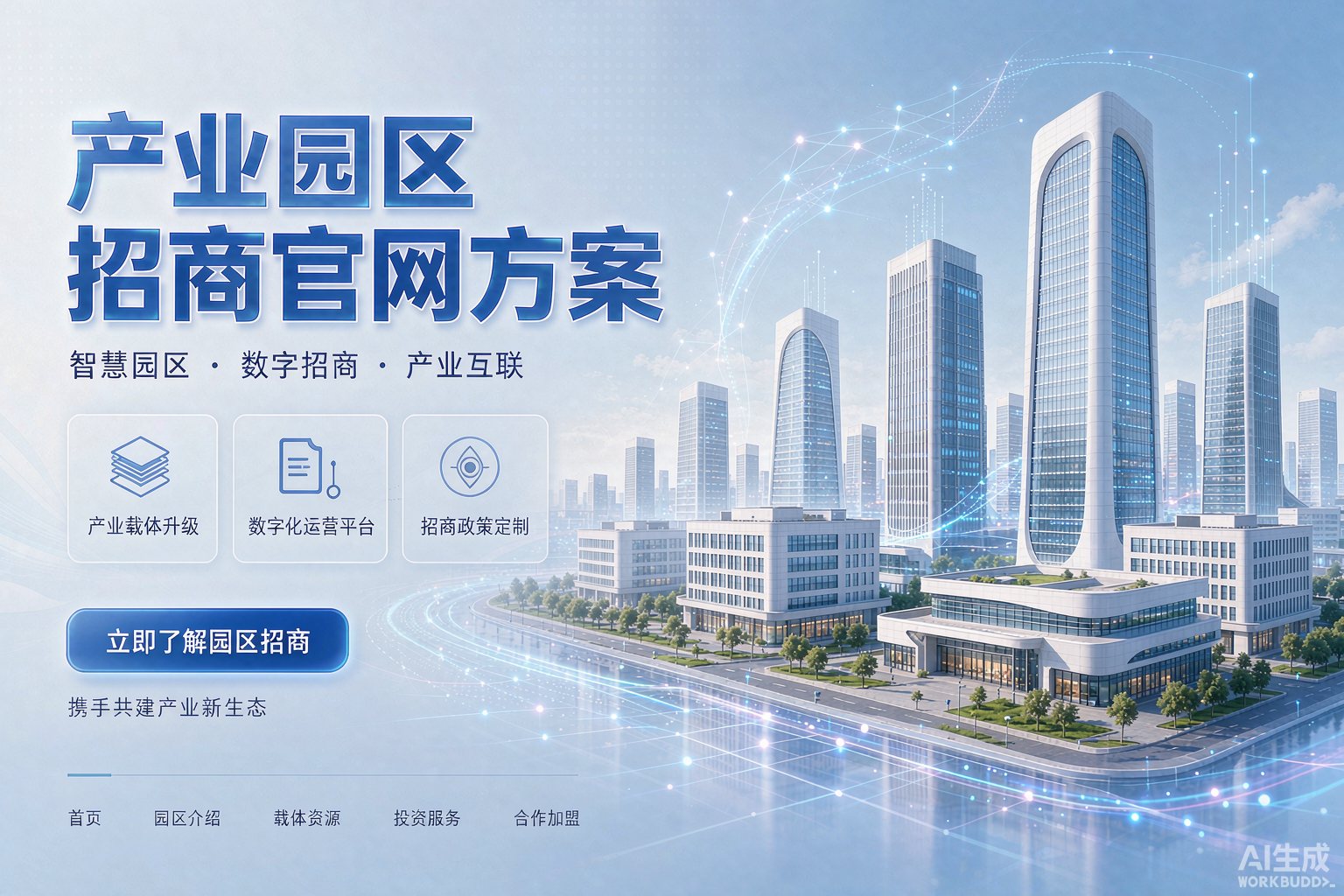 产业园区招商官网建设解决方案 - 谷多